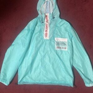 Native Supply Turquoise Windbreaker
